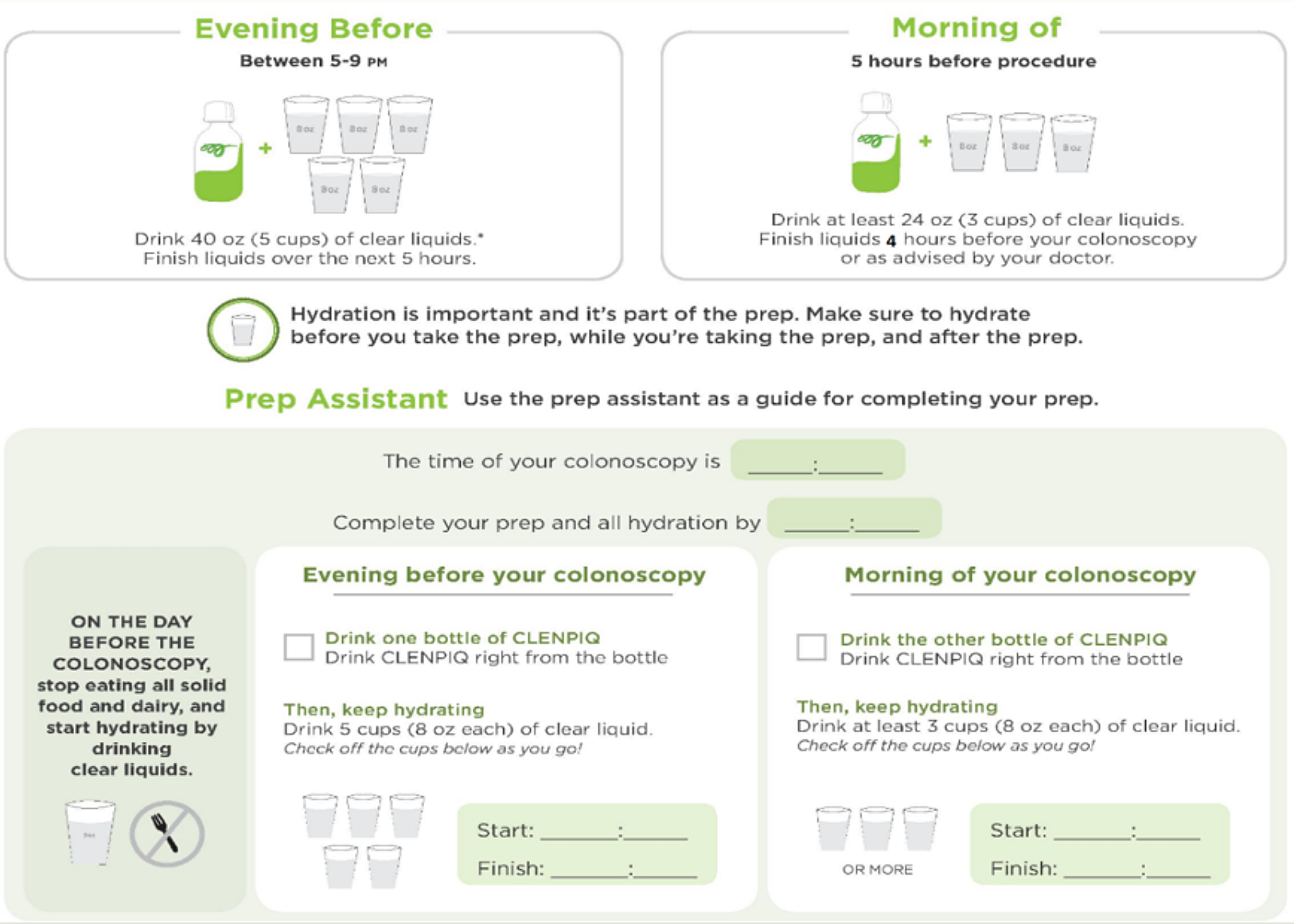 CLENPIQ Instructions Gastroenterology Associates